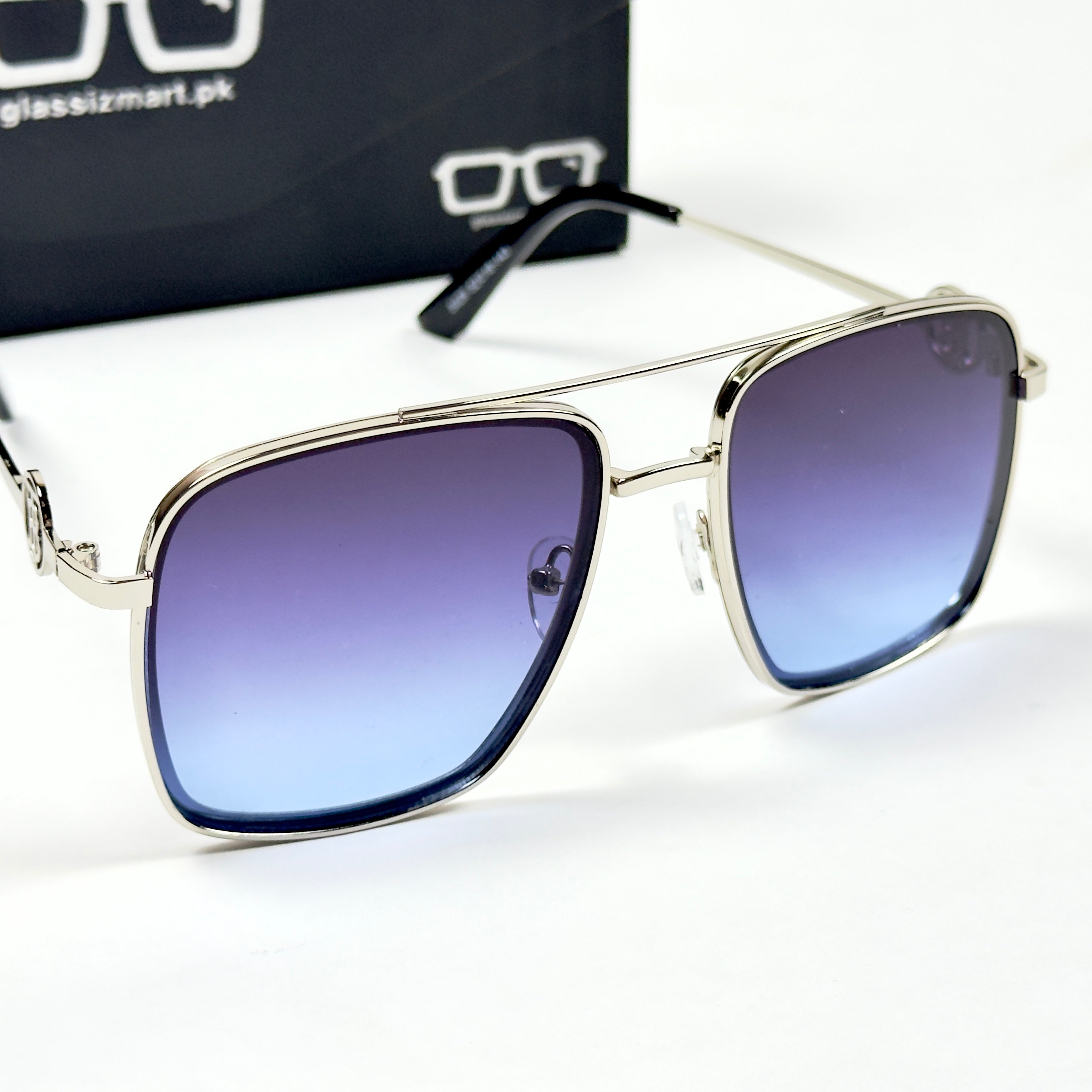 Balmain – 5029 – 52 – Silver Blue – Metal – Sunglasses – Unisex