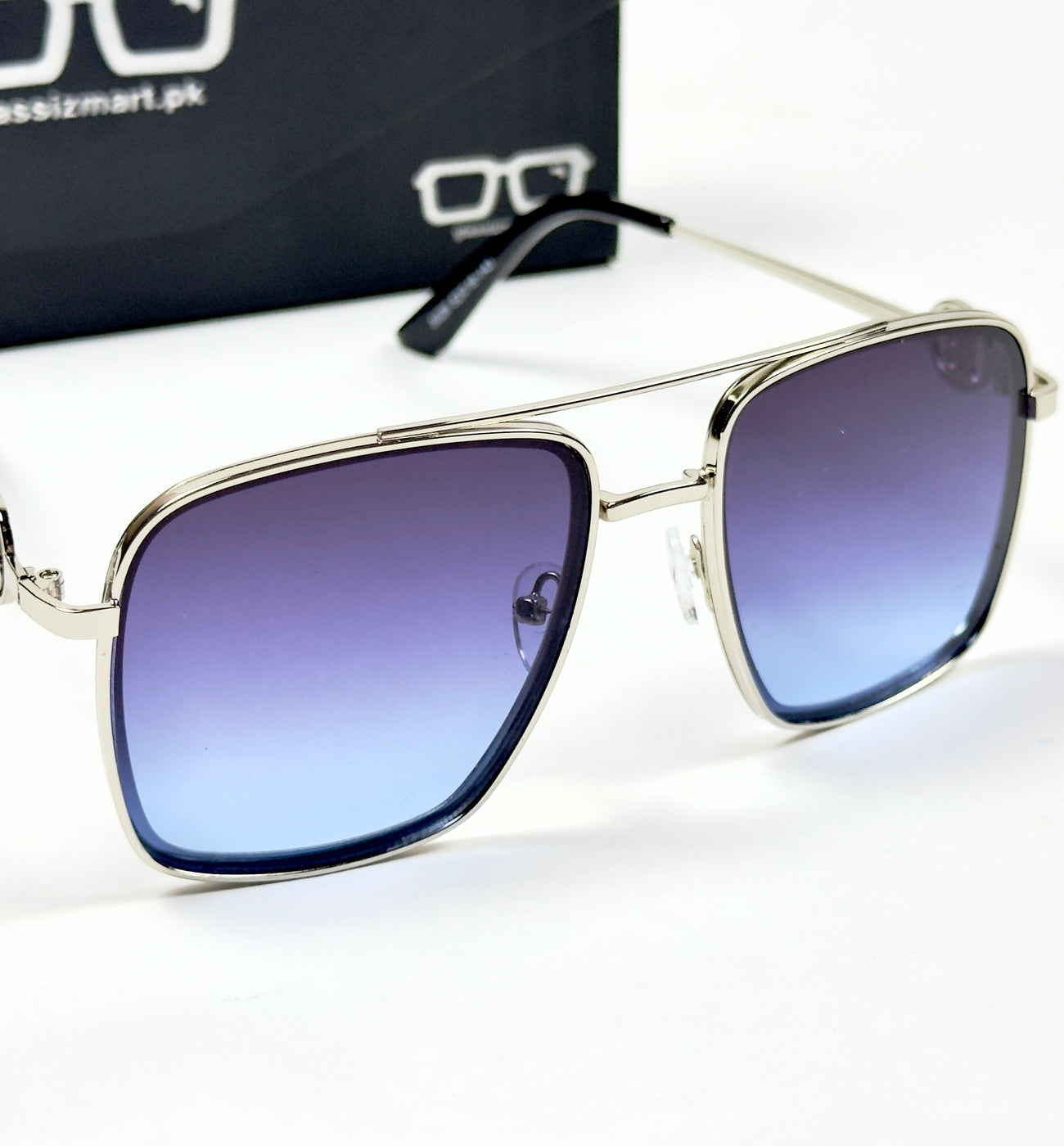 Balmain – 5029 – 52 – Silver Blue – Metal – Sunglasses – Unisex