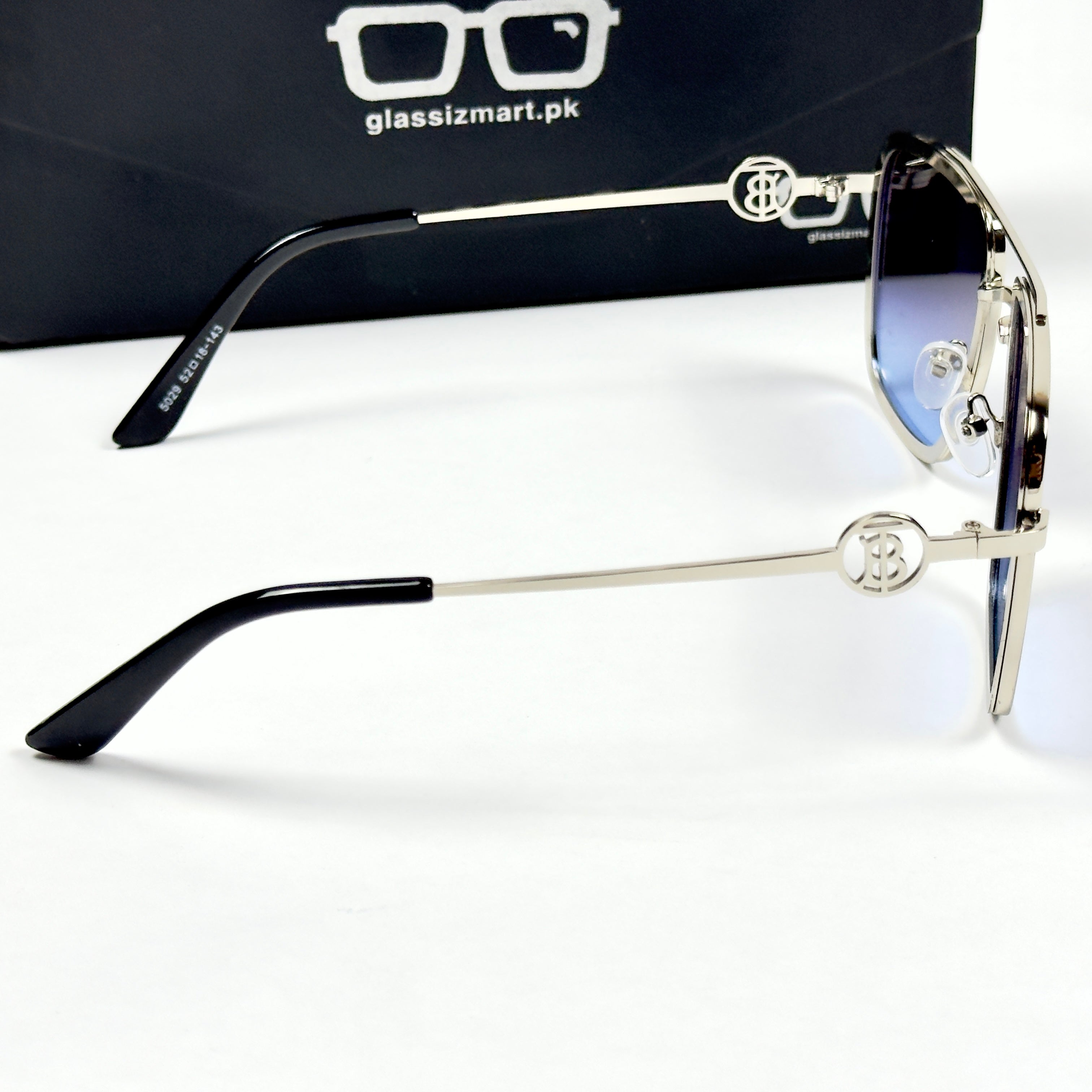 Balmain – 5029 – 52 – Silver Blue – Metal – Sunglasses – Unisex