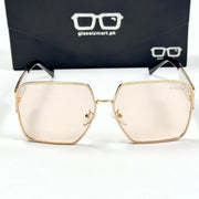 Burberry – 2A478 – 53 - Golden Pink – Metal – Sunglasses - Ladies