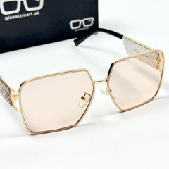 Burberry – 2A478 – 53 - Golden Pink – Metal – Sunglasses - Ladies