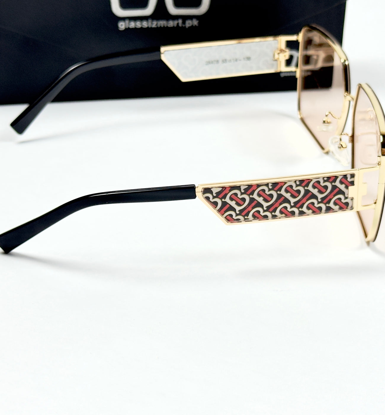 Burberry – 2A478 – 53 - Golden Pink – Metal – Sunglasses - Ladies