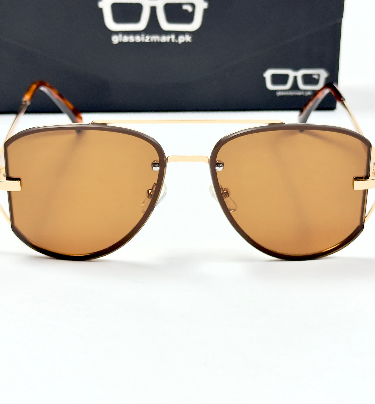 Dior – 5004 – 53 - Golden Brown – Metal – Sunglasses - Unsiex