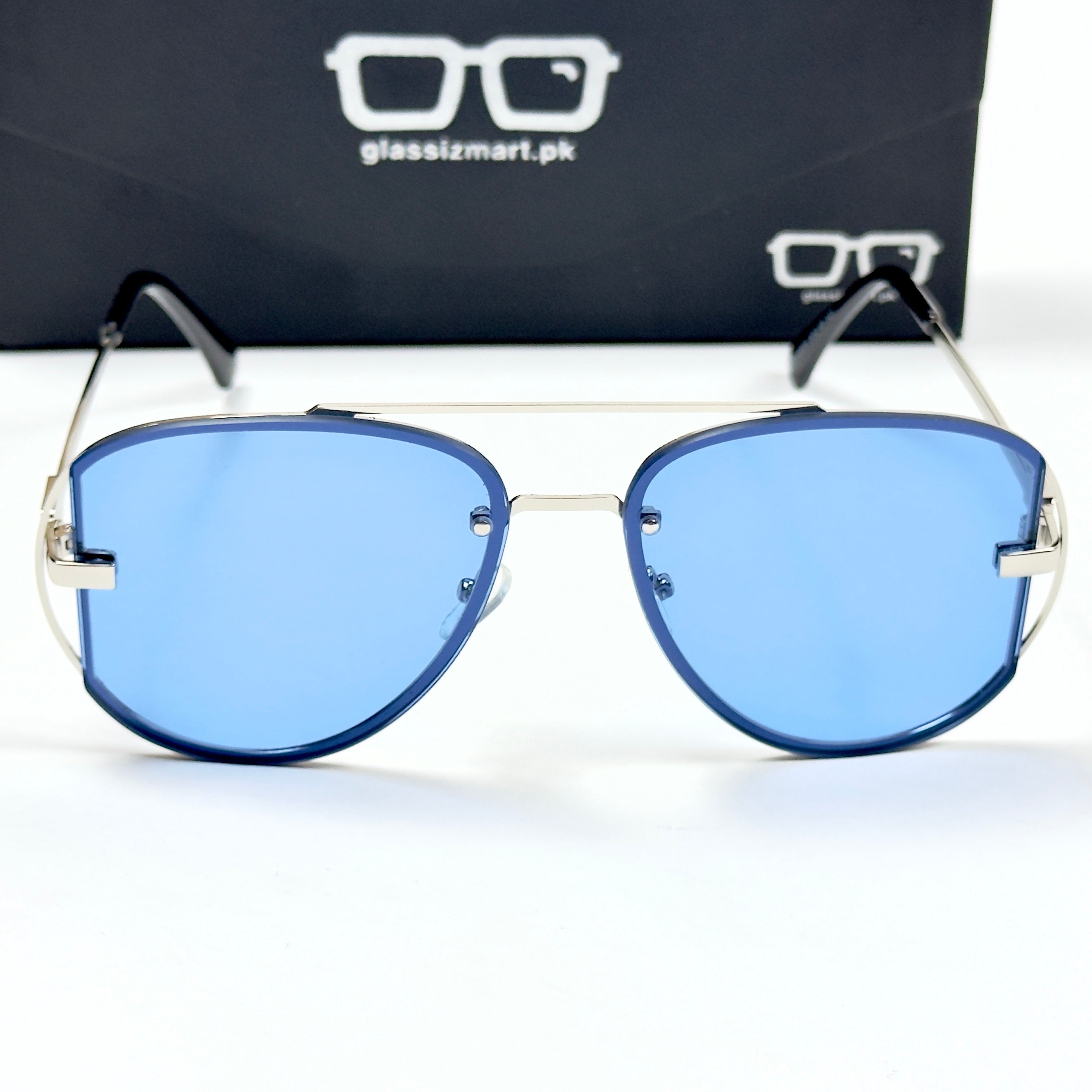 Dior – 5004 – 53 - Silver Blue – Metal – Sunglasses - Unisex