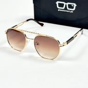 Louis Vuitton – 332 – 58 – Golden Brown – Metal – Sunglasses – Unisex
