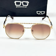 Louis Vuitton – 332 – 58 – Golden Brown – Metal – Sunglasses – Unisex