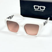 Dior – 540 - 45 – White Pink – Acetate – Sunglasses - Ladies
