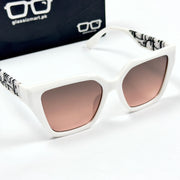Dior – 540 - 45 – White Pink – Acetate – Sunglasses - Ladies