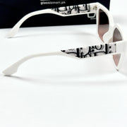 Dior – 540 - 45 – White Pink – Acetate – Sunglasses - Ladies