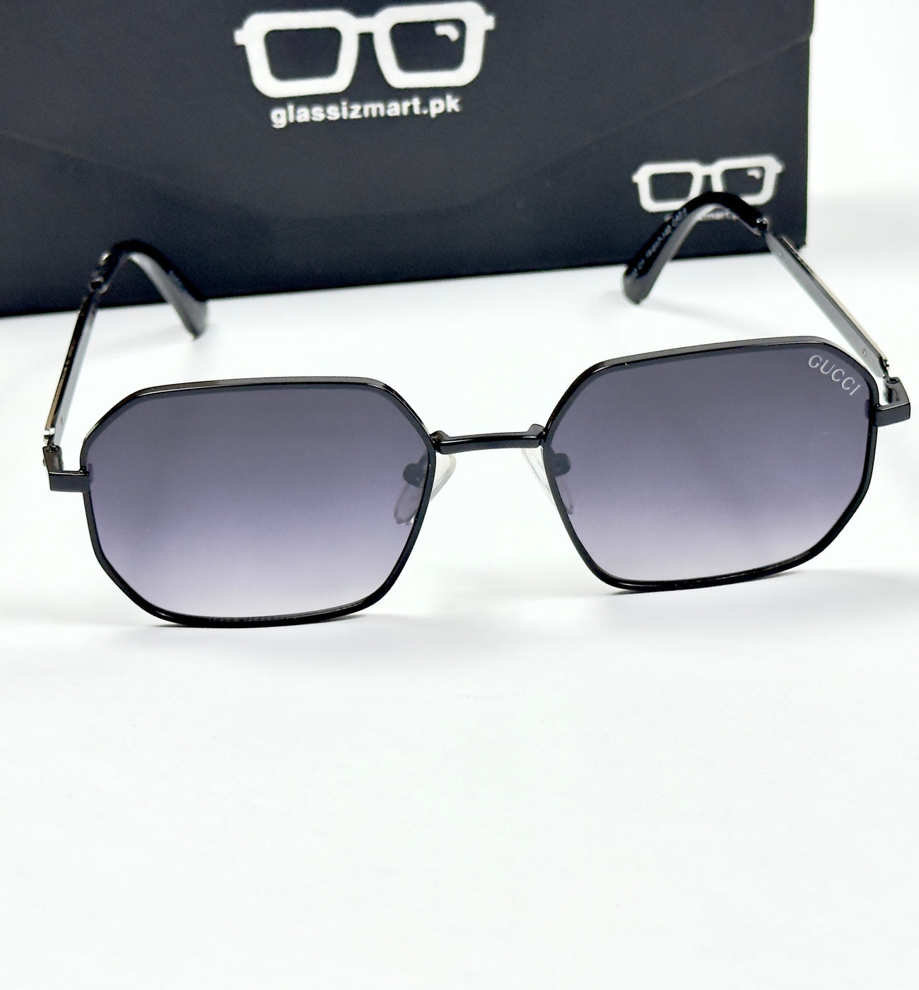 Gucci – 18132 – 55 – Black Gradient – Metal – Sunglasses – Unisex