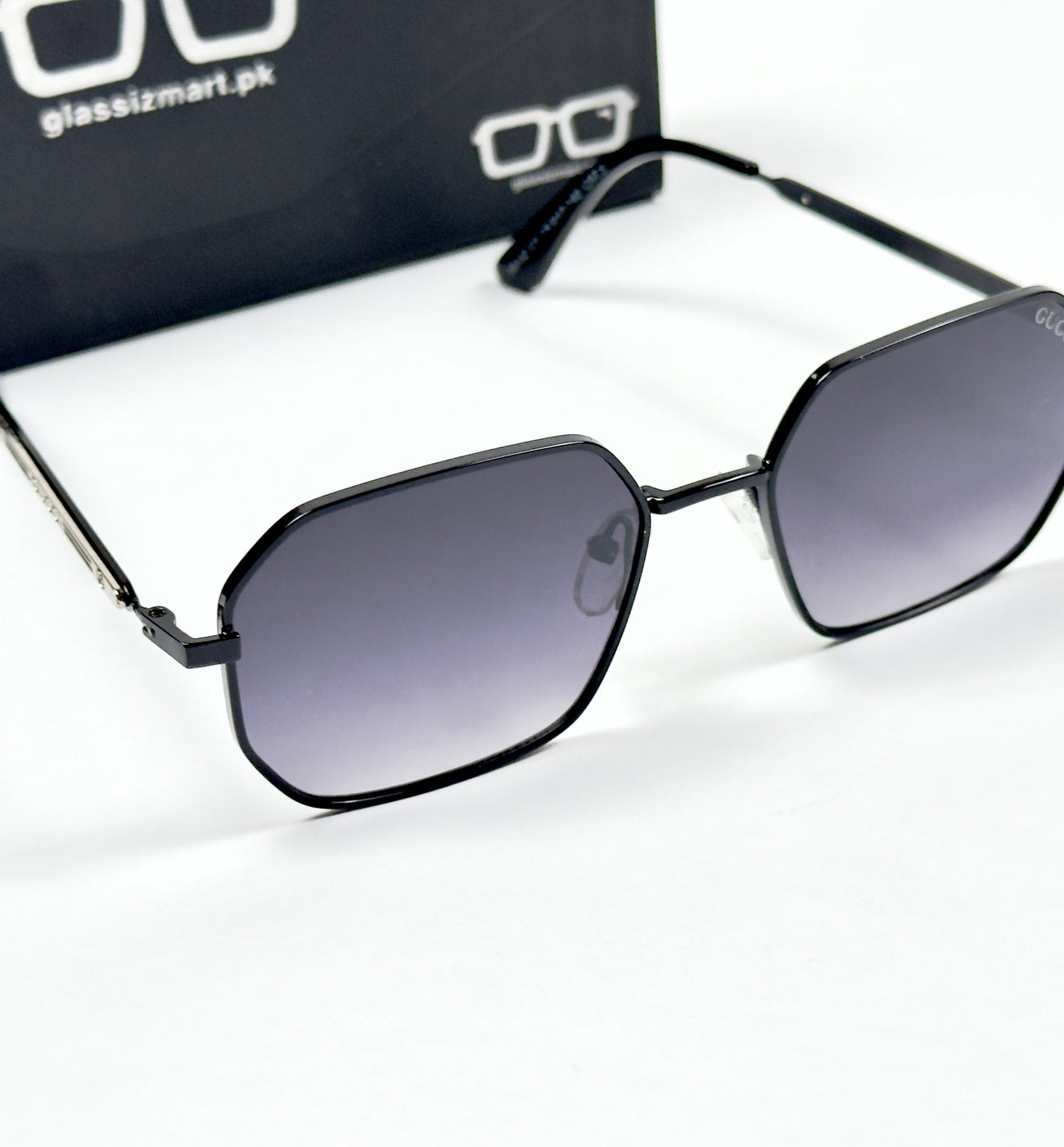 Gucci – 18132 – 55 – Black Gradient – Metal – Sunglasses – Unisex