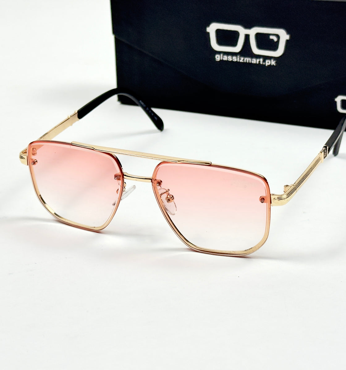 Maybach – 011 – 56 – Golden Pink – Metal – Sunglasses – Unisex