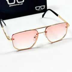 Maybach – 011 – 56 – Golden Pink – Metal – Sunglasses – Unisex