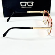 Maybach – 011 – 56 – Golden Pink – Metal – Sunglasses – Unisex