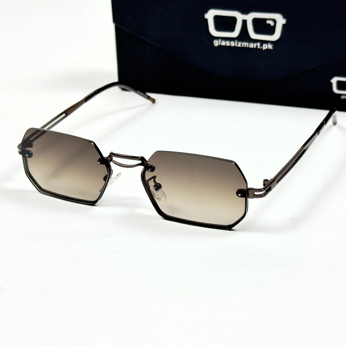 Cartier – 2A263 – 56 – Brown – Metal - Sunglasses – Rimless - Unisex