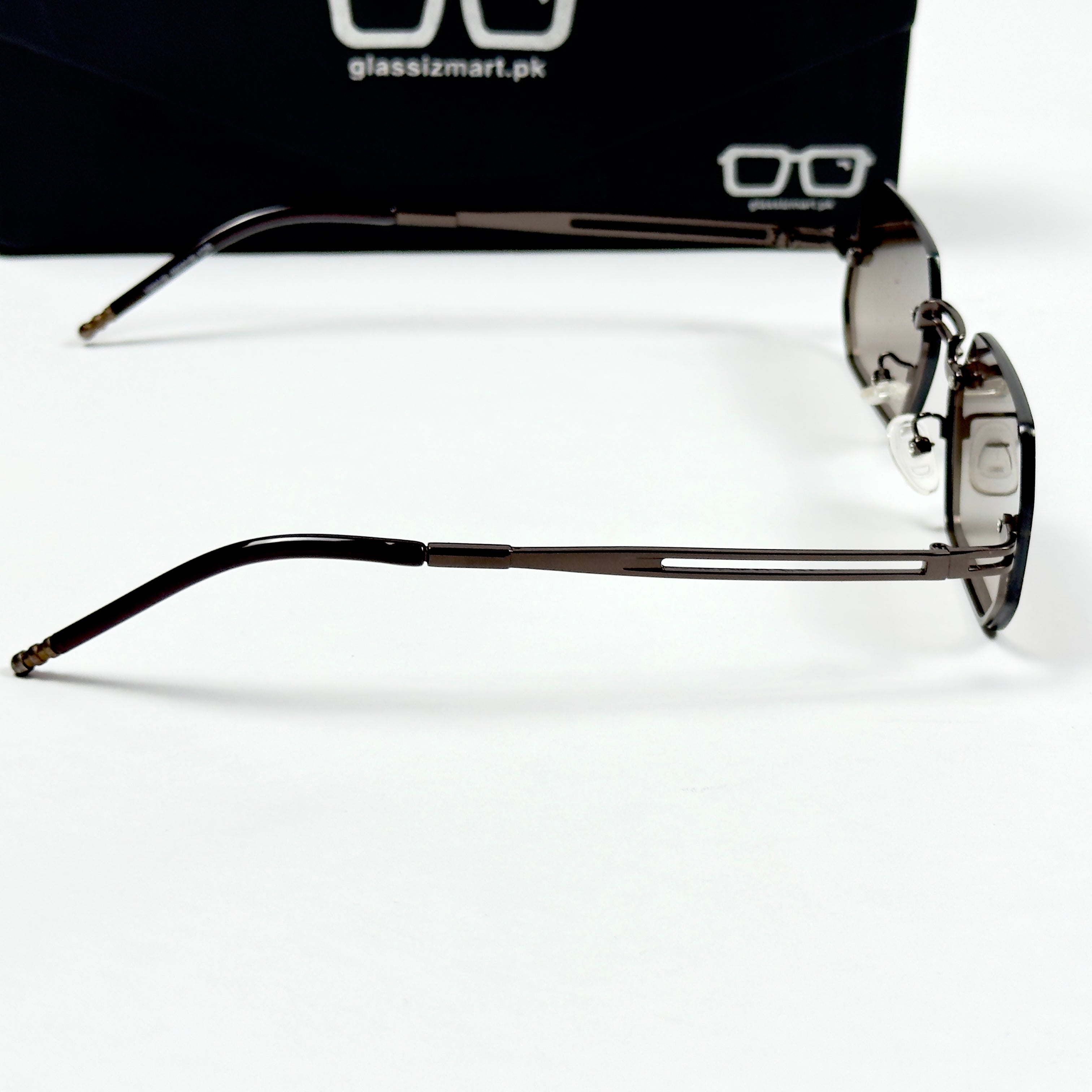 Cartier – 2A263 – 56 – Brown – Metal - Sunglasses – Rimless - Unisex