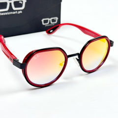 Rayban – 3674 – 55 – Red – Acetate – Metal – Sunglasses – Unisex