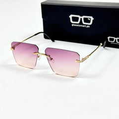 Cartier – 36062 – 60 – Golden Pink – Metal – Sunglasses – Ladies