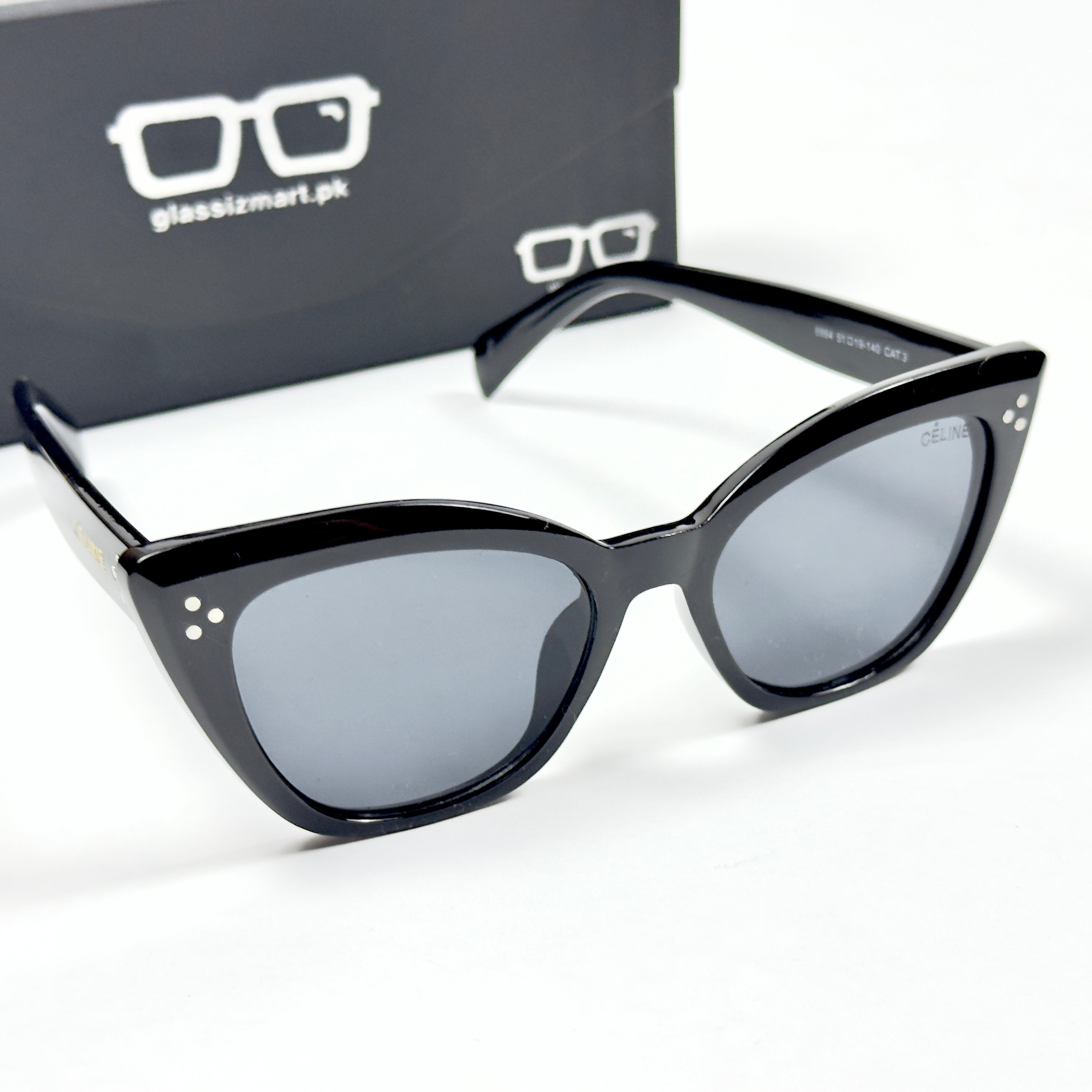 Celine – 8864 - 51 – Black – Acetate – Sunglasses - Ladies