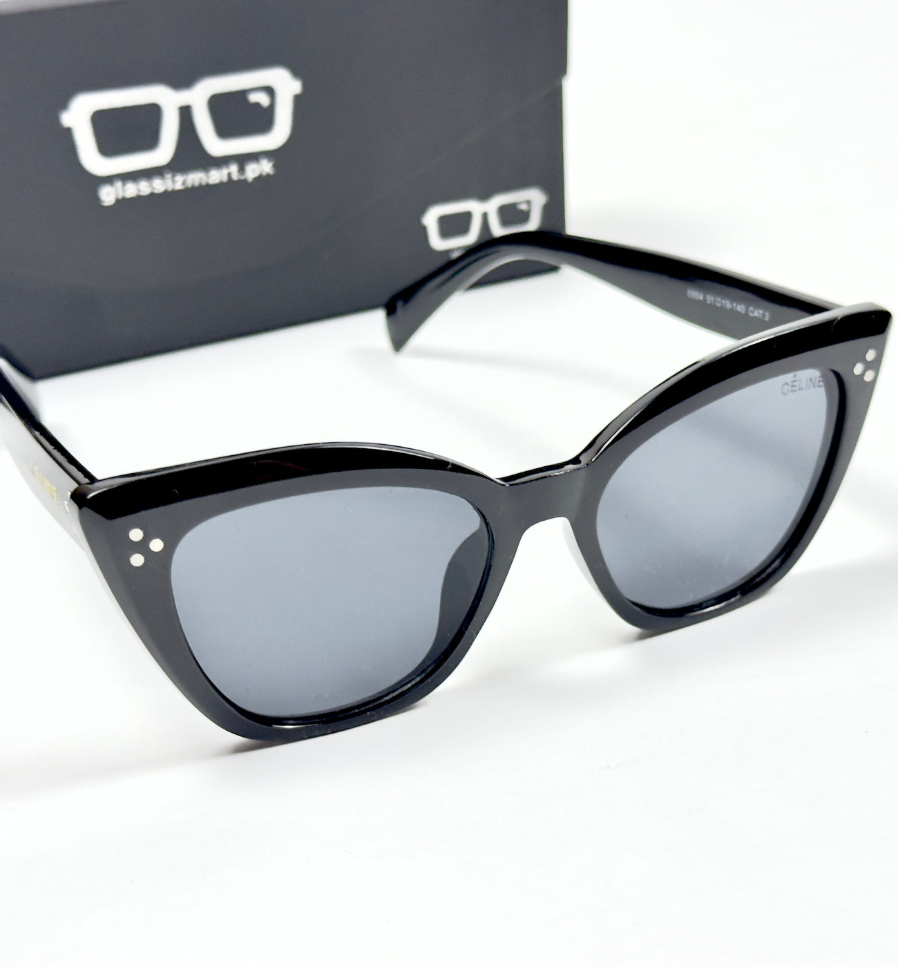 Celine – 8864 - 51 – Black – Acetate – Sunglasses - Ladies
