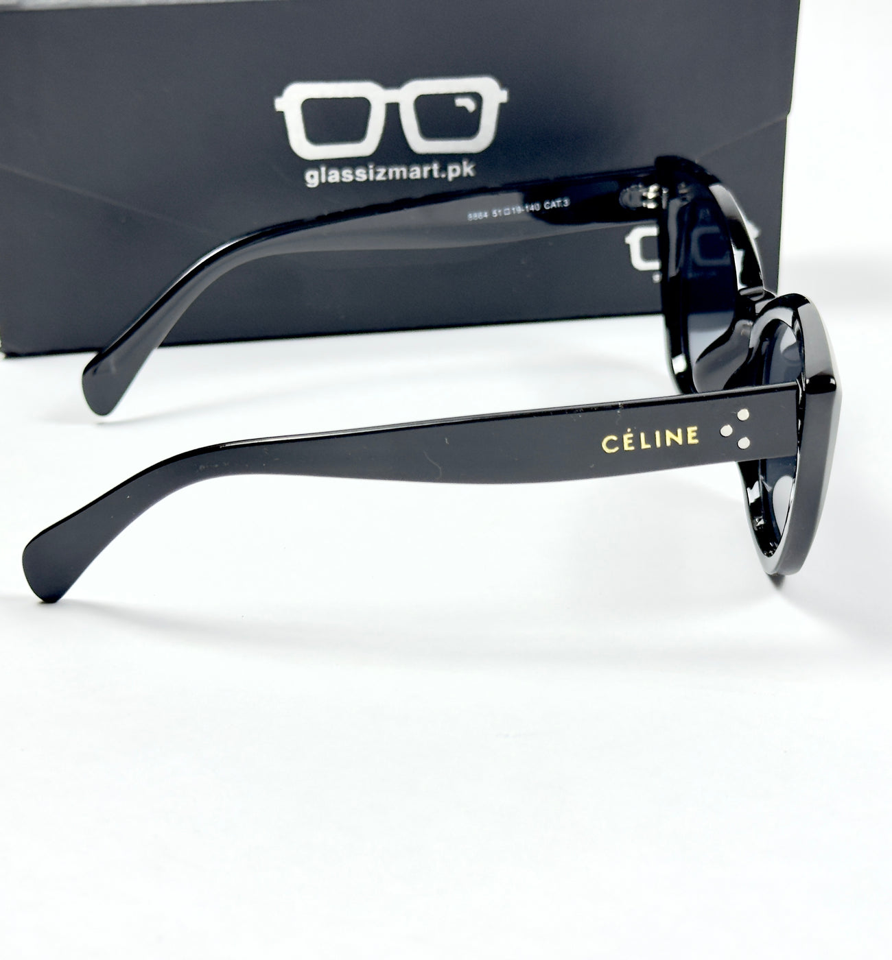 Celine – 8864 - 51 – Black – Acetate – Sunglasses - Ladies