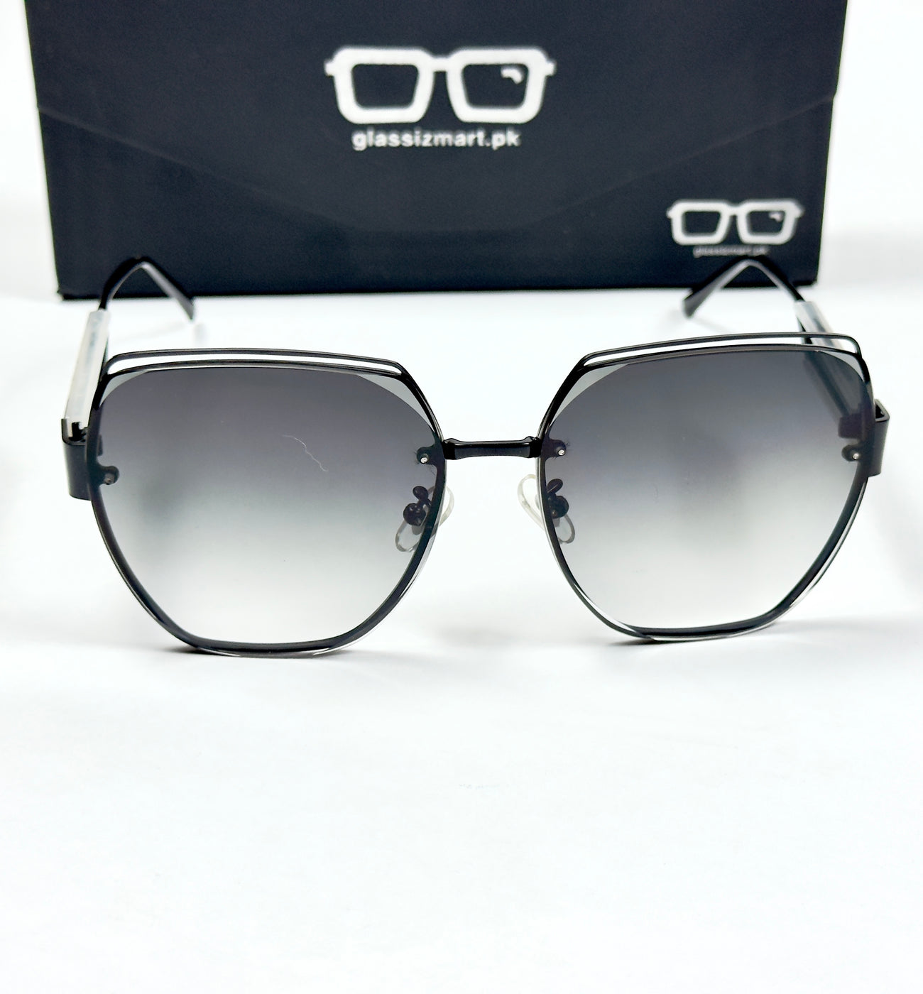 Gucci – 582 - 60 – Black Gradient – Metal – Sunglasses - Ladies
