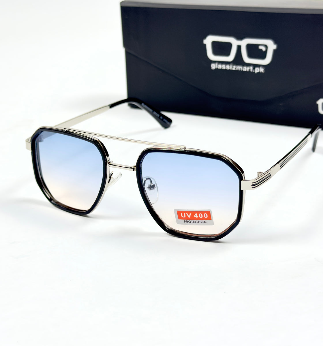 Ferragamo – 247 – 55 – Silver Multi – Metal – Sunglasses – Unisex
