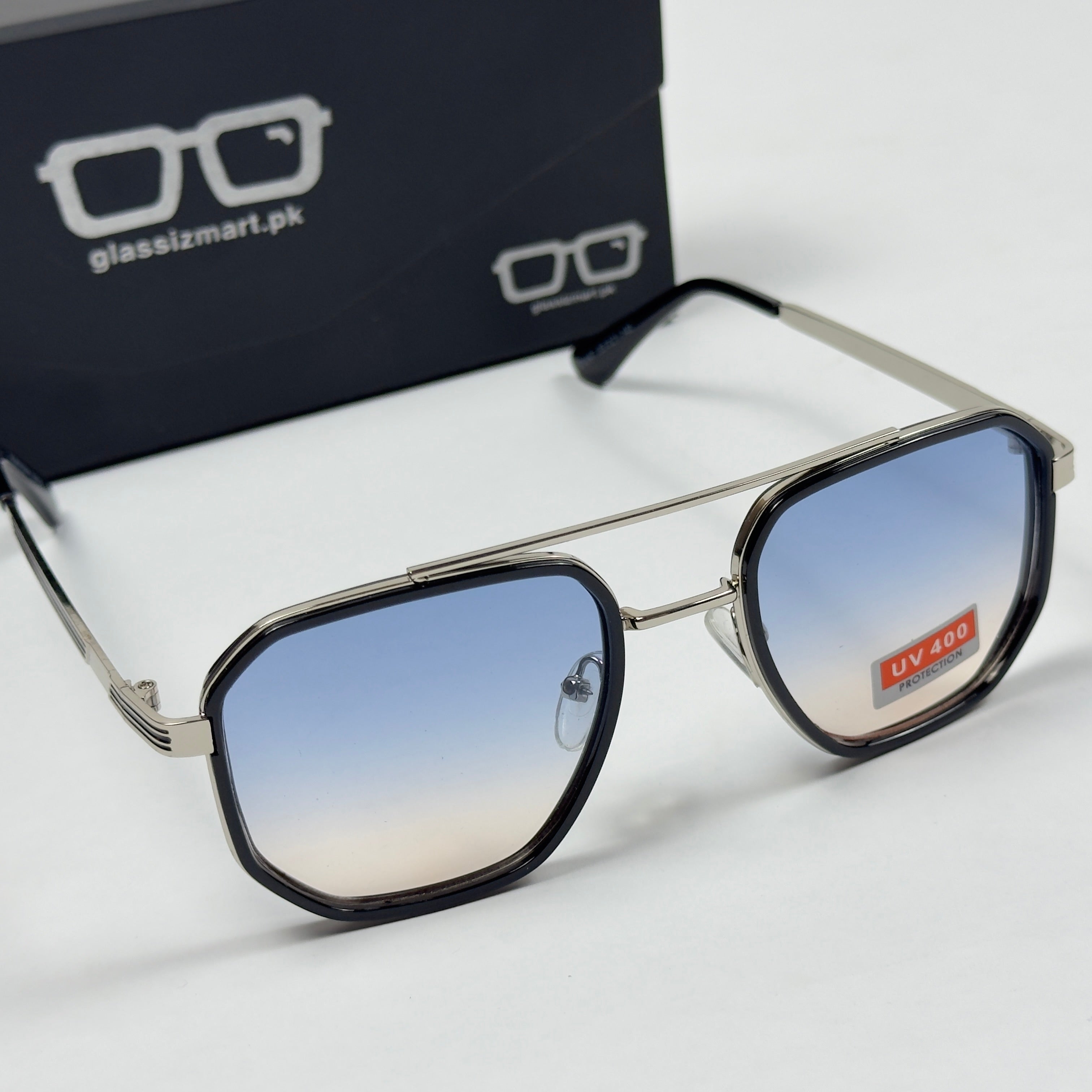 Ferragamo – 247 – 55 – Silver Multi – Metal – Sunglasses – Unisex