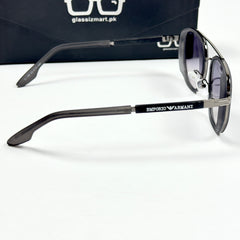 Armani – 349 – 55 – Grey – Metal – Sunglasses – Unisex