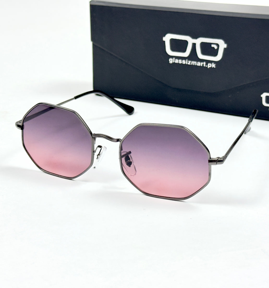 Rayban – 1972 – 55 – Purple – Metal – Sunglasses – Women