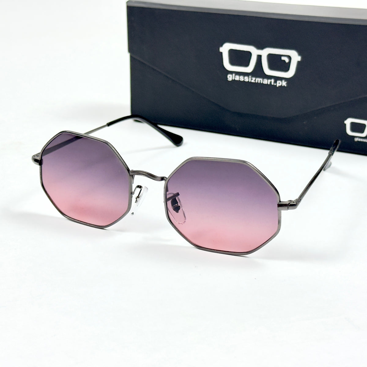 Rayban – 1972 – 55 – Purple – Metal – Sunglasses – Women