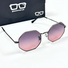 Rayban – 1972 – 55 – Purple – Metal – Sunglasses – Women