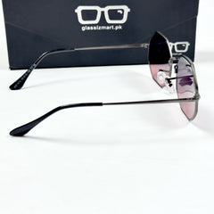 Rayban – 1972 – 55 – Purple – Metal – Sunglasses – Women