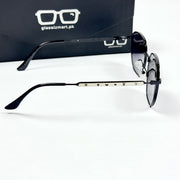 Louis Vuitton – 18131 – 55 – Silver Black – Metal - Sunglasses – Unisex
