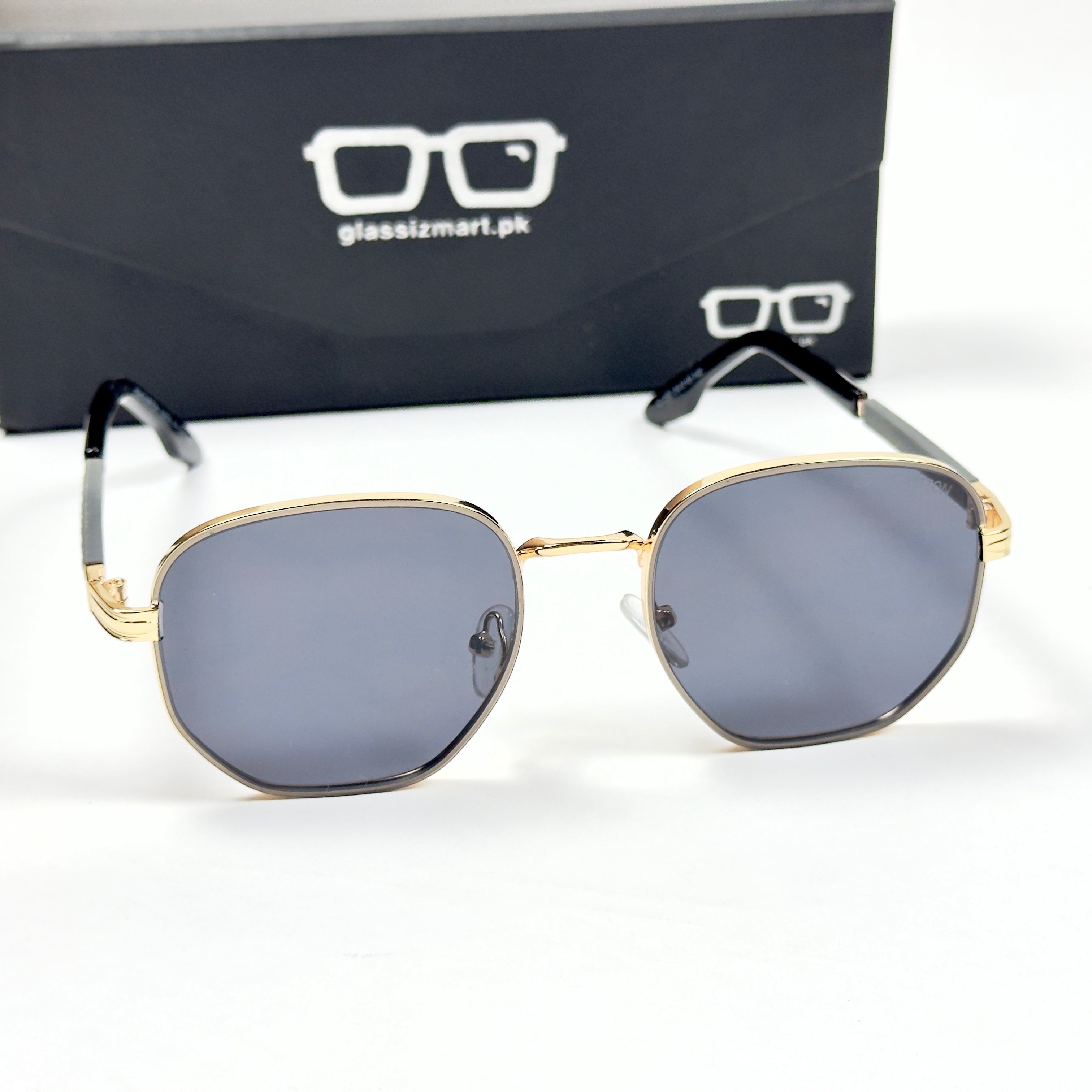 Louis Vuitton – 350 – 54 – Golden Black – Metal – Sunglasses – Unisex