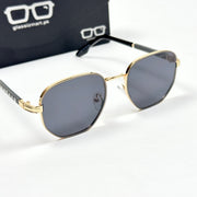 Louis Vuitton – 350 – 54 – Golden Black – Metal – Sunglasses – Unisex