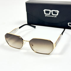 Burberry – 1939 – 55 – Golden Brown Gradient – Metal – Sunglasses – Unisex