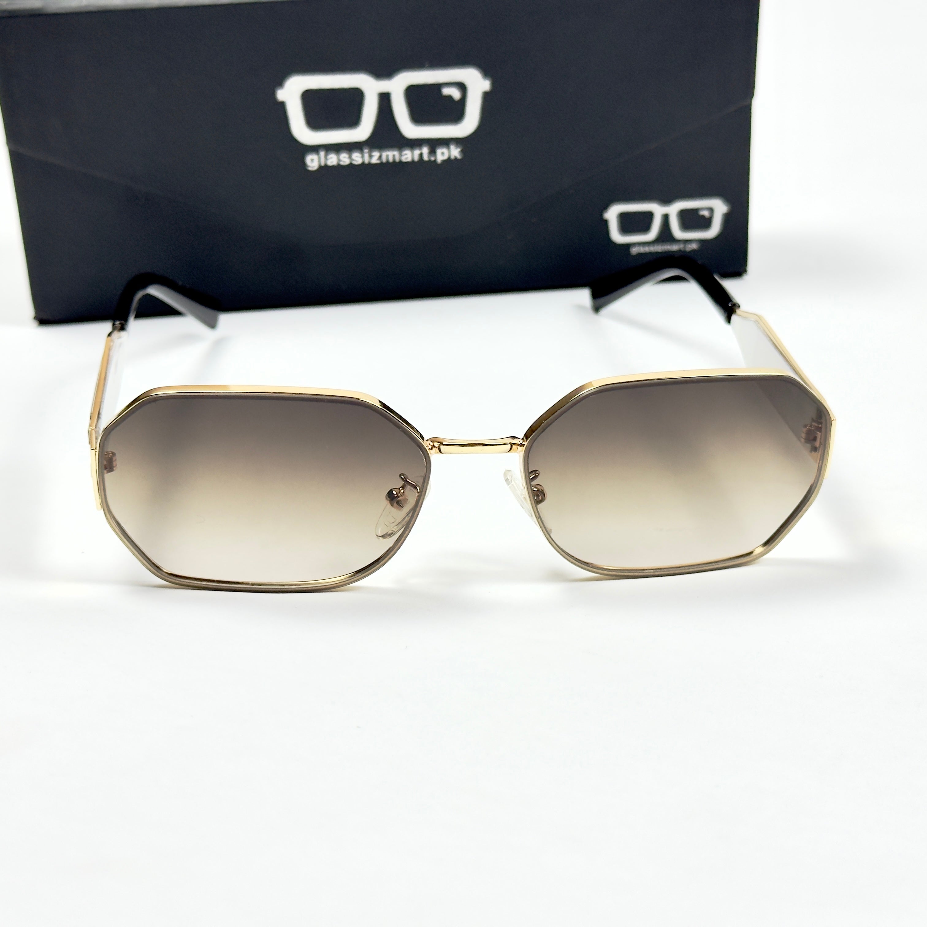 Burberry – 1939 – 55 – Golden Brown Gradient – Metal – Sunglasses – Unisex