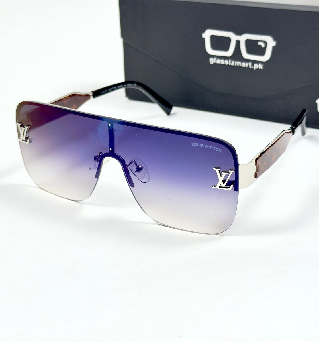 Louis Vuitton – 2a602 – 58 – Silver Mercury – Metal – Sunglasses – Unisex