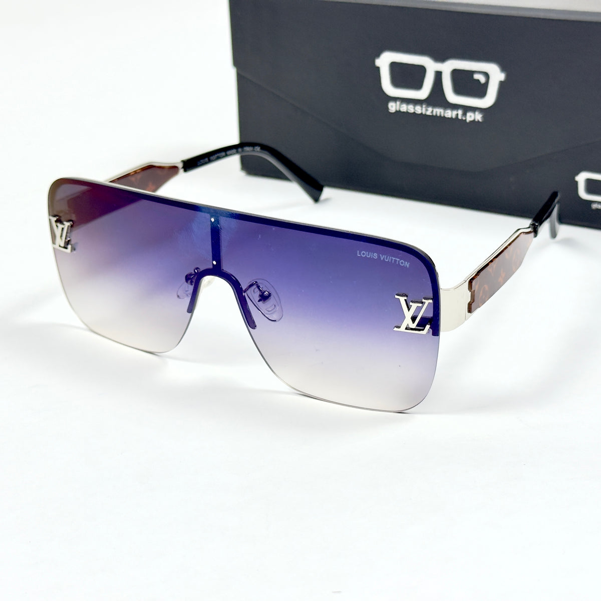Louis Vuitton – 2a602 – 58 – Silver Mercury – Metal – Sunglasses – Unisex