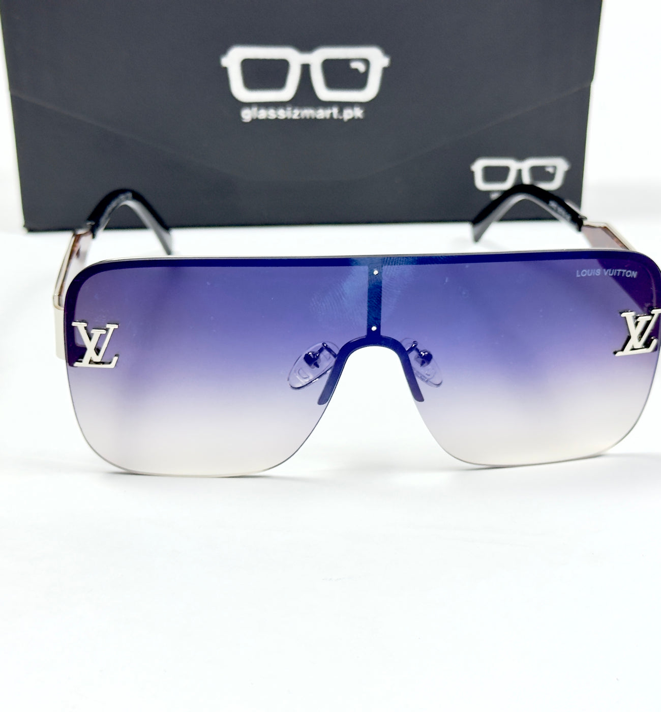 Louis Vuitton – 2a602 – 58 – Silver Mercury – Metal – Sunglasses – Unisex