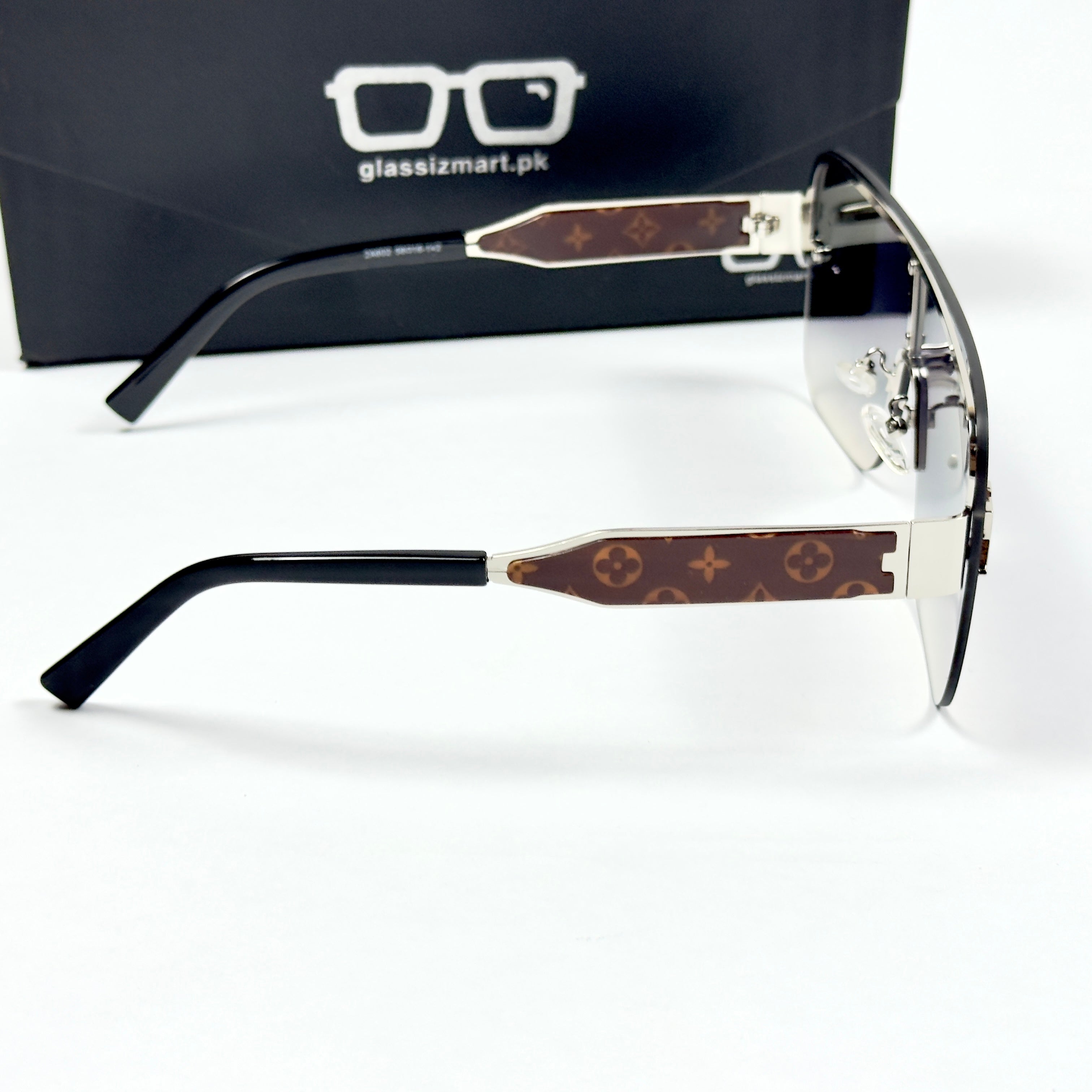 Louis Vuitton – 2a602 – 58 – Silver Mercury – Metal – Sunglasses – Unisex