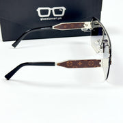 Louis Vuitton – 2a602 – 58 – Silver Mercury – Metal – Sunglasses – Unisex
