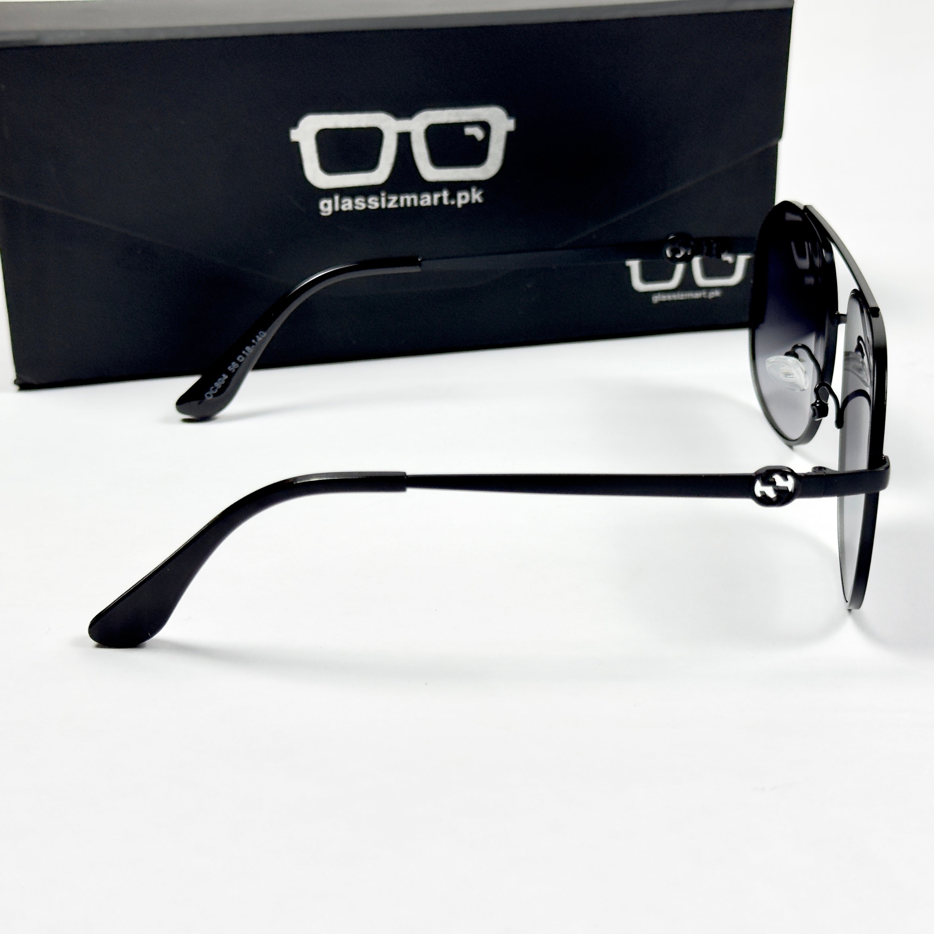 Gucci – 804 – 56 – Black Gradient – Metal – Sunglasses – Unisex