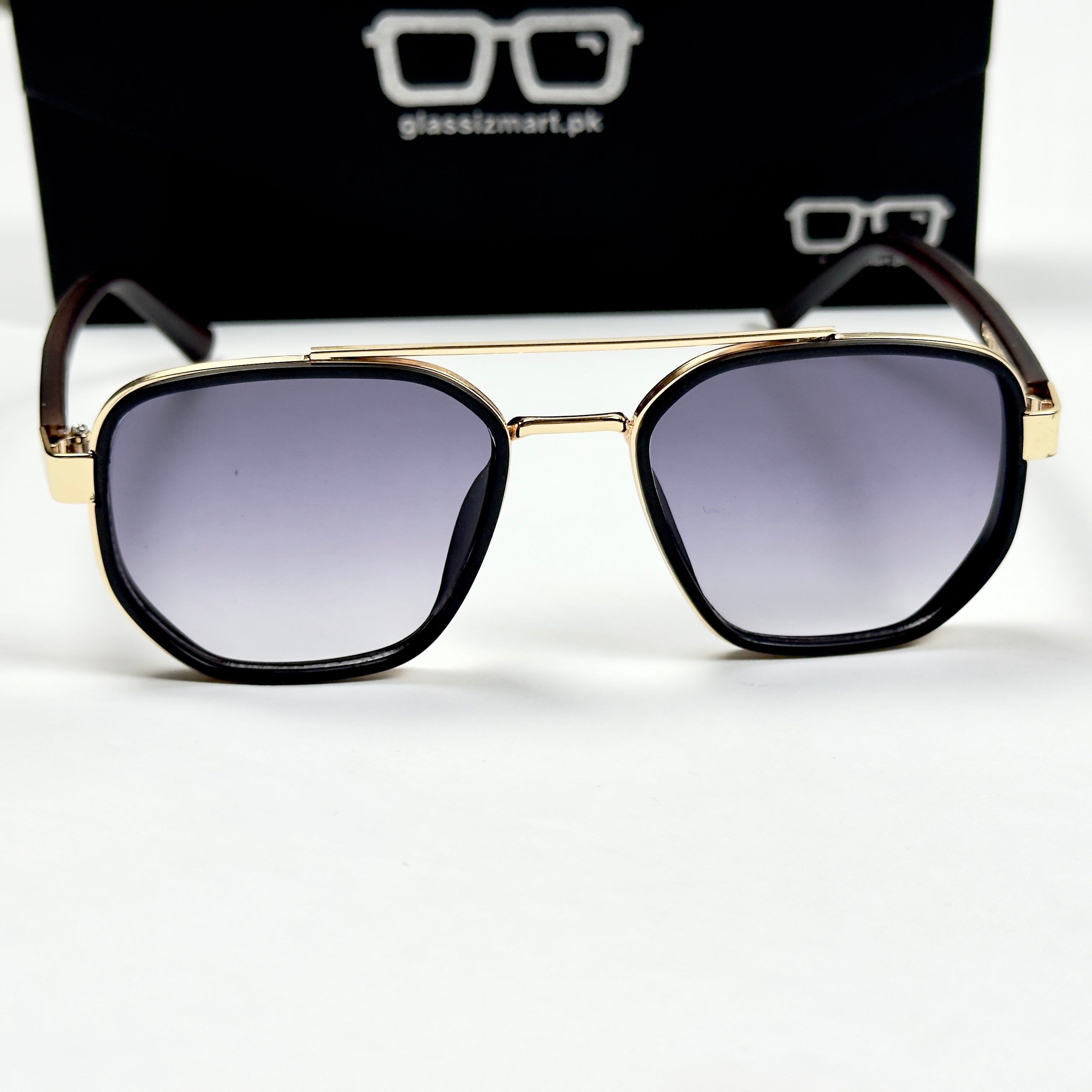 Louis Vuitton – 220 – 56 – Golden Black – Metal – Sunglasses – Unisex