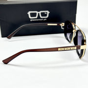Louis Vuitton – 220 – 56 – Golden Black – Metal – Sunglasses – Unisex