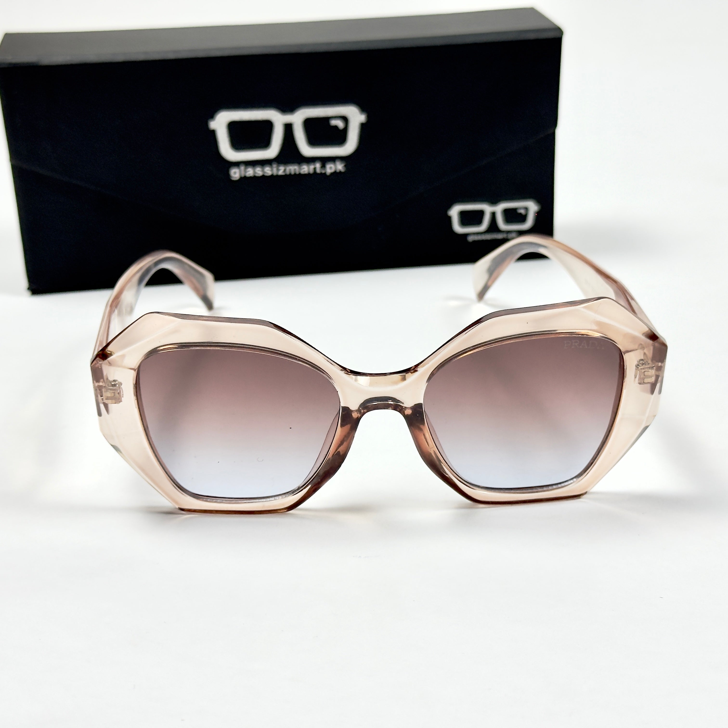 Prada - 8815 - 58 – Pink – Acetate – Sunglasses - Ladies