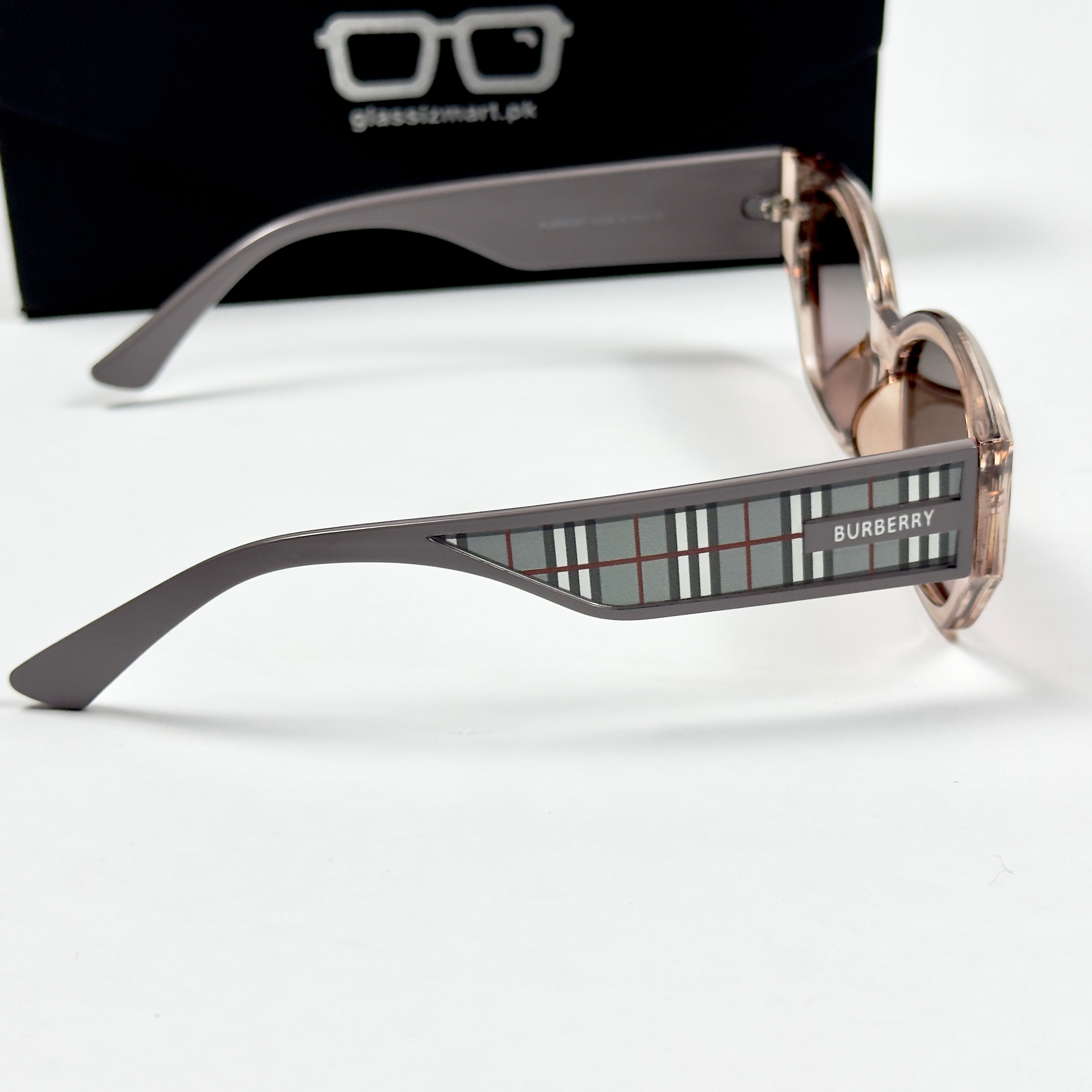 Burberry - 8978 - 54 – Pink – Acetate – Sunglasses - Ladies