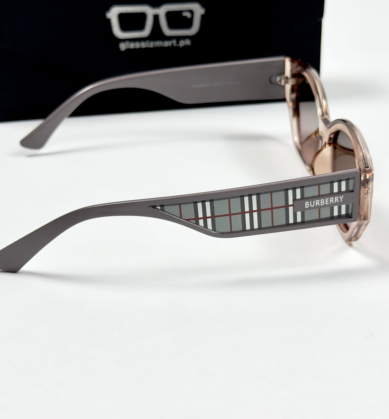 Burberry - 8978 - 54 – Pink – Acetate – Sunglasses - Ladies