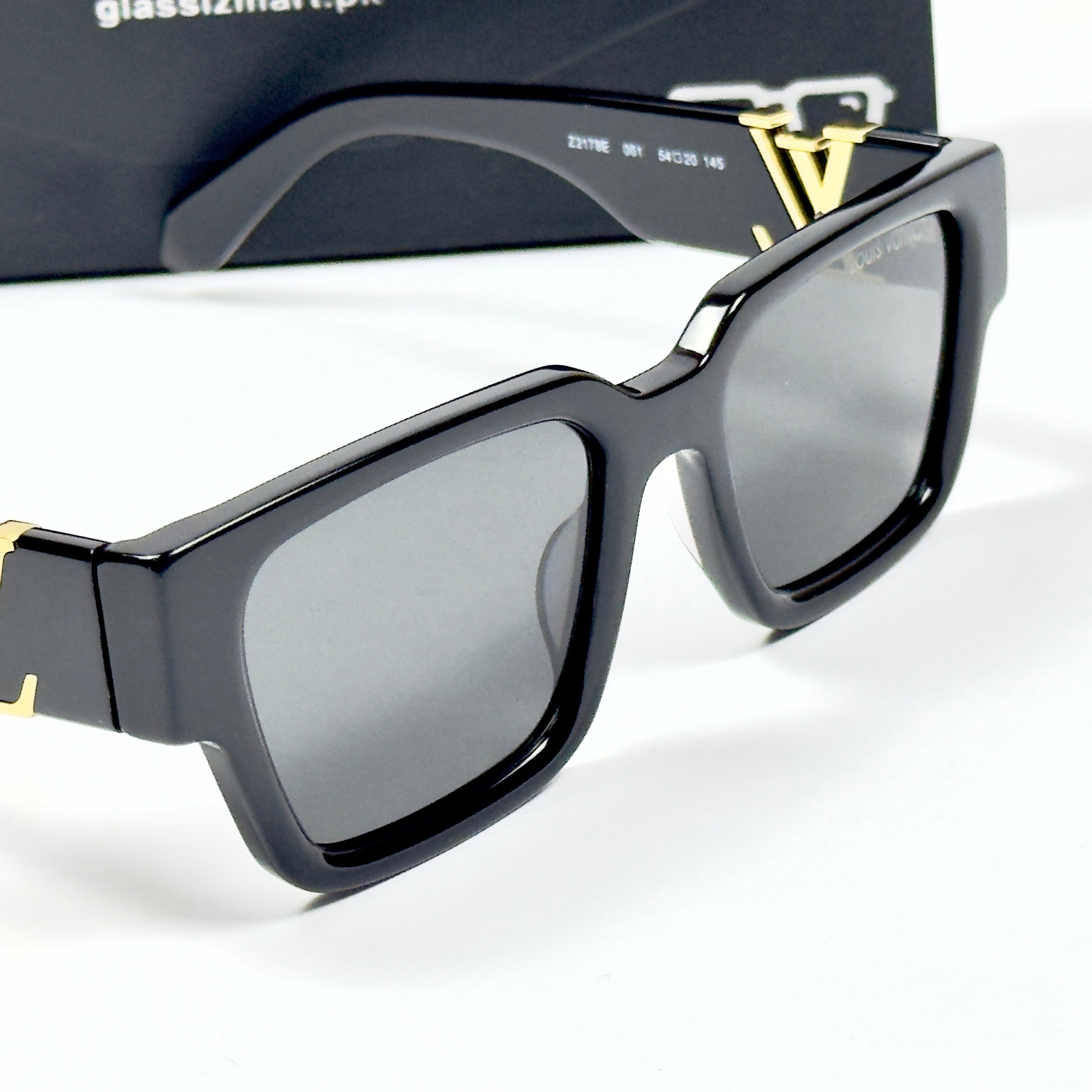 Louis Vuitton – 2178 – 54 – Black –  Acetate - Sunglasses – Unisex - Premium